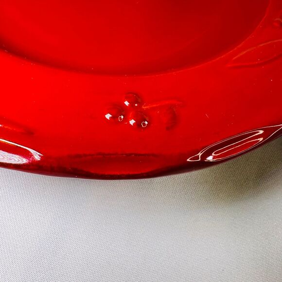 Swiss Colony Occasions Set of 2 Red Stoneware Soup Bowls 9" - Picture 11 of 11